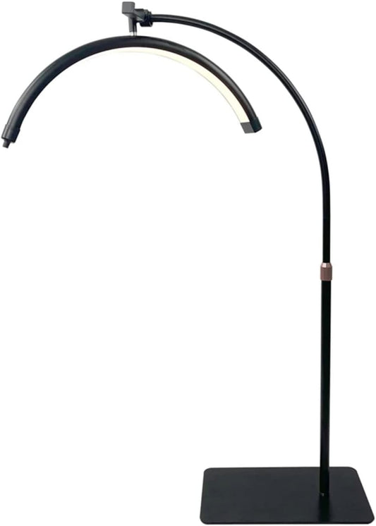 Half Moon Ring Light With Stand (Black)