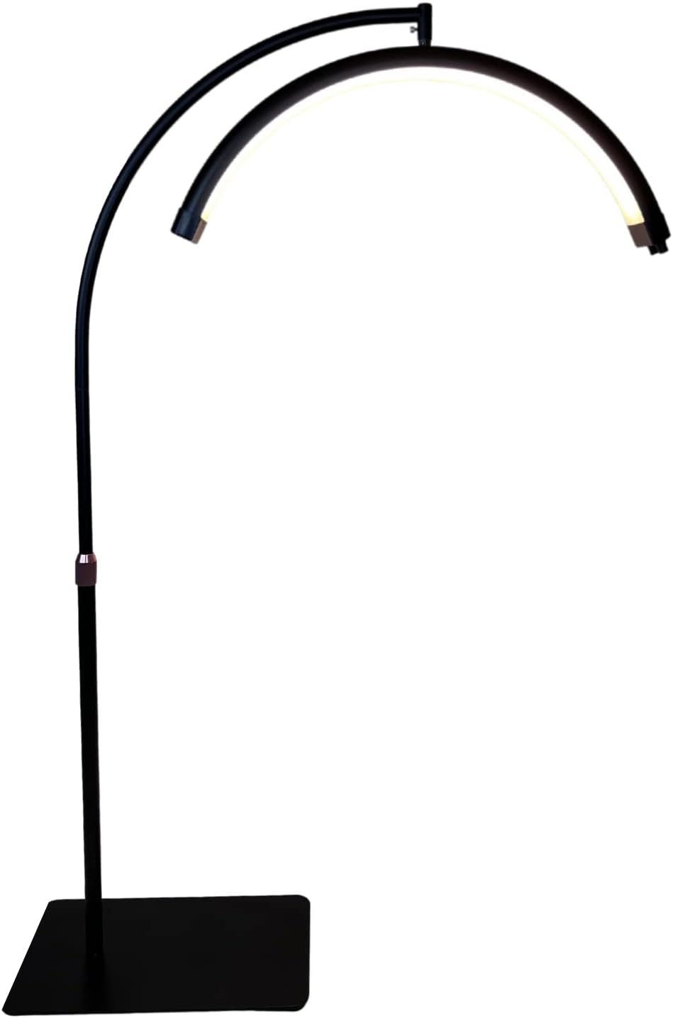 Half Moon Ring Light With Stand (Black)