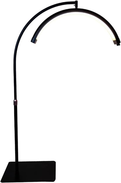 Half Moon Ring Light With Stand (Black)