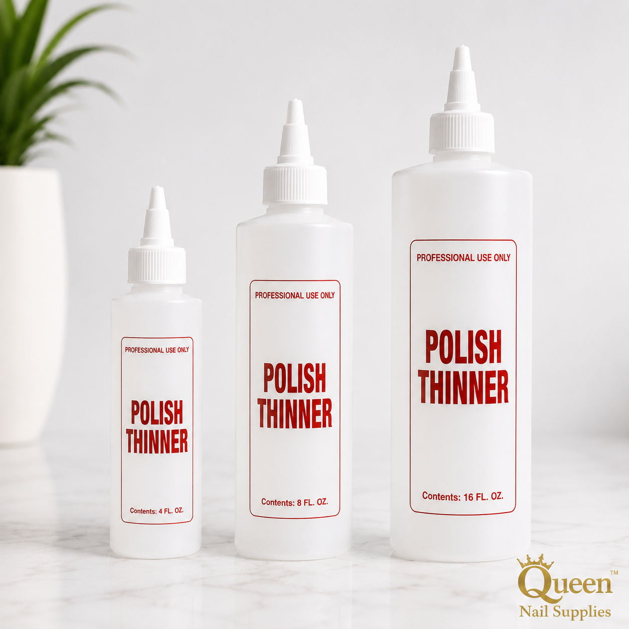 Empty "Polish Thinner" Bottles