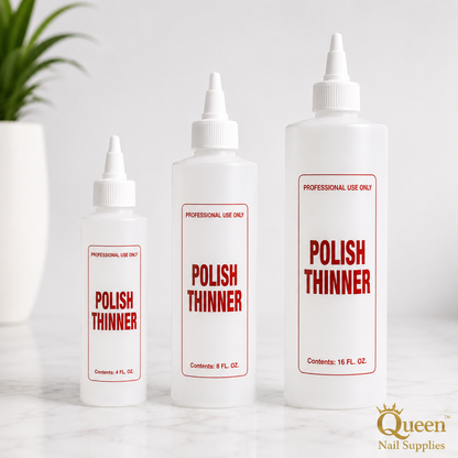Empty "Polish Thinner" Bottles