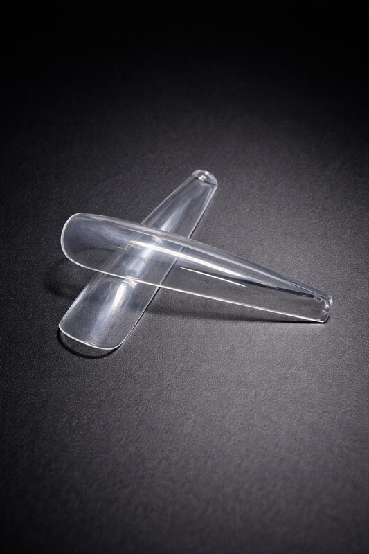 Queen - Clear Coffin Extra Long Full Coverage (240pc)