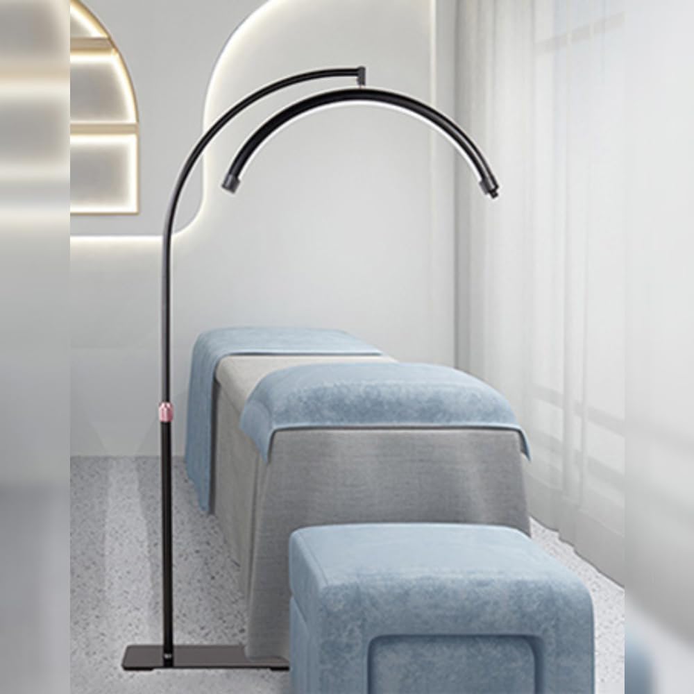 Half Moon Ring Light With Stand (Black)