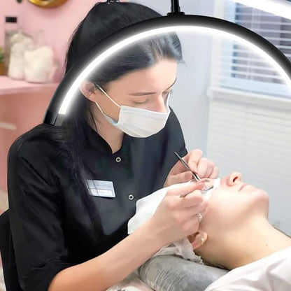 Half Moon Ring Light With Stand (Black)