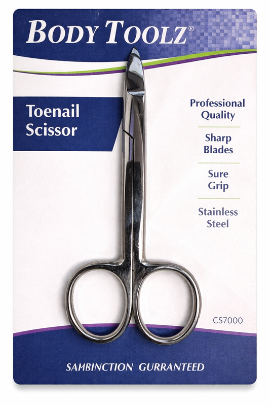 Body Toolz - CS7000 Toenail Scissor Curved Tip 4 1/4"