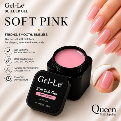 Gel-Le - Builder Gels - Soft Pink  (1oz)