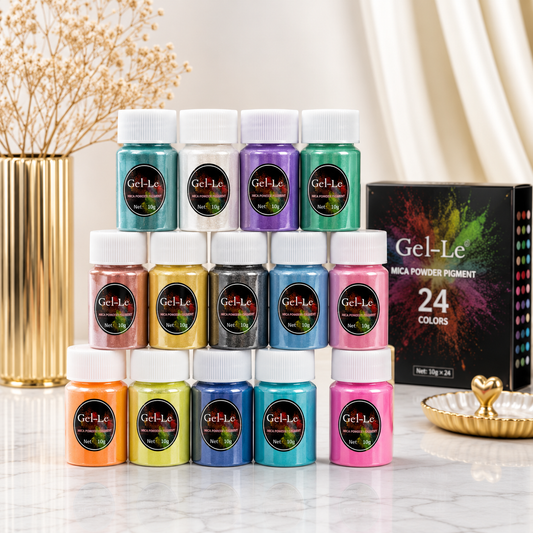 Gel-Le - Mica Powder Pigment 24pc