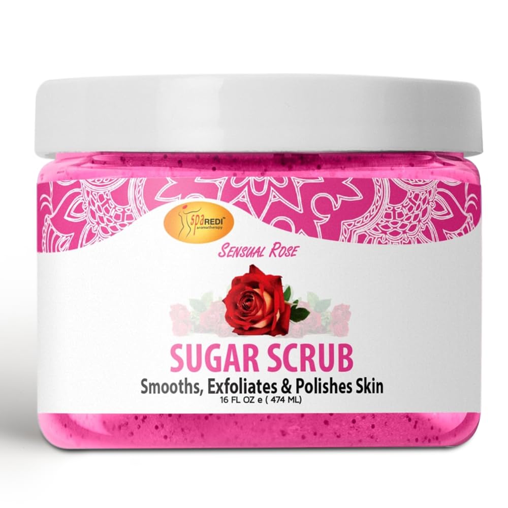 Spa Redi - Sugar Scrub Glow - Sensual Rose 16oz