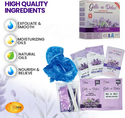SpaRedi - Gelle-n-Detox Luxurious Gel Pedicure 10in1