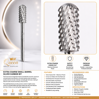Carbide Safety Bit - Small Barrel - X Coarse