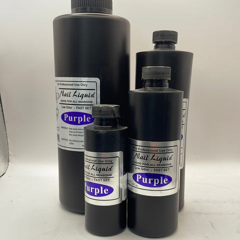 Vip - Purple Nail Liquid Monomer (No MMA) 004oz