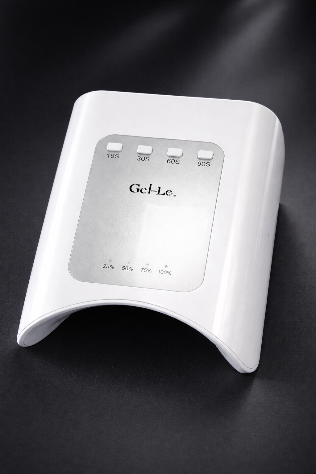 Gel-Le - Cordless LED Nail Lamp 112W (White & Silver)