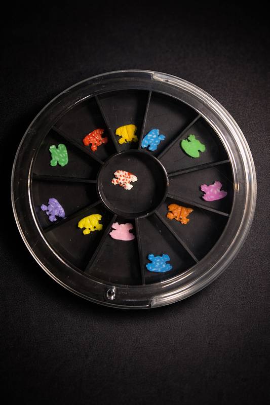 Berkeley - Ceramic 3-D Nail Art - Frogs