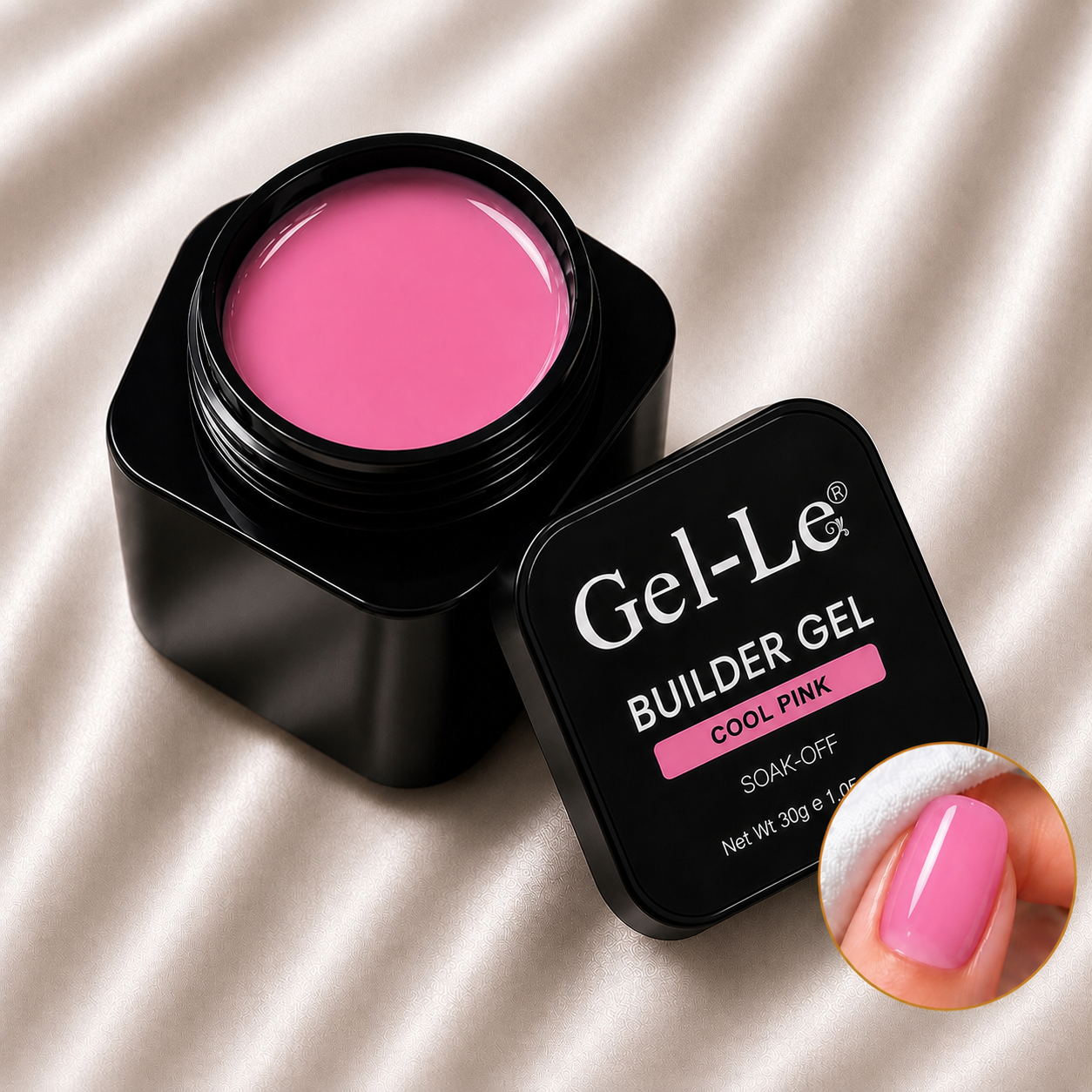 Gel-Le - Builder Gels - BG04 Cool Pink 1oz