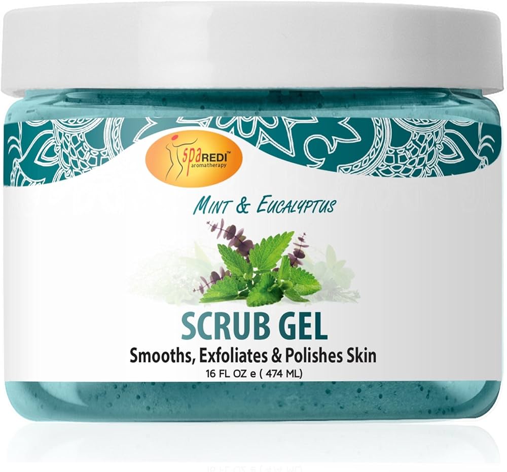 Spa Redi - Pedi Scrub Gel - Mint & Eucalyptus 16oz