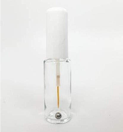 Empty Nail Art Bottle - White Cap