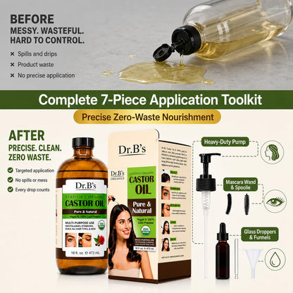 Dr.B's - Organic Castor Oil 16oz