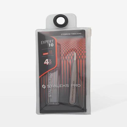 Staleks Pro - Expert 10 Professional Eyebrow Tweezers Type 4