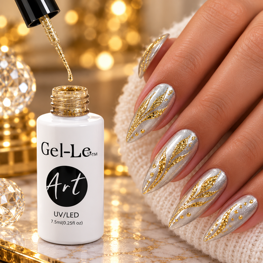 Gel-Le - A11 Gold Glitter  (Gel Art)