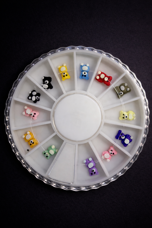 Berkeley - Ceramic 3-D Nail Art - Teddy Bear