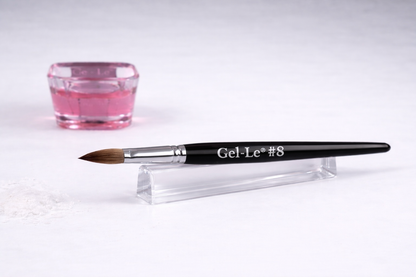 Gel-Le - Acrylic Brushes #16 Kolinsky - Black Handle (Pressed)