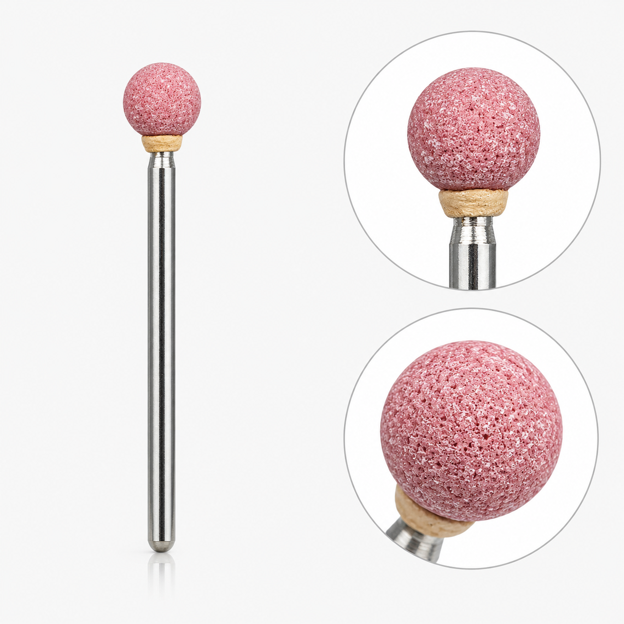 Stone Round Cuticle Bits - V15