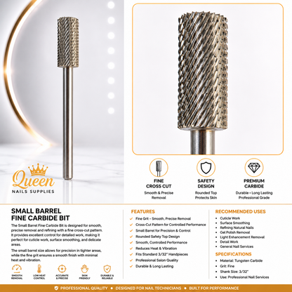 Carbide Bits - Small Barrel - Fine
