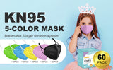 TaiMu - Kids KN95 Face Mask 25pc(Black)
