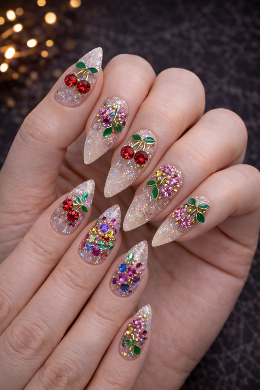 Queen - Cherry Gold Charms - #24