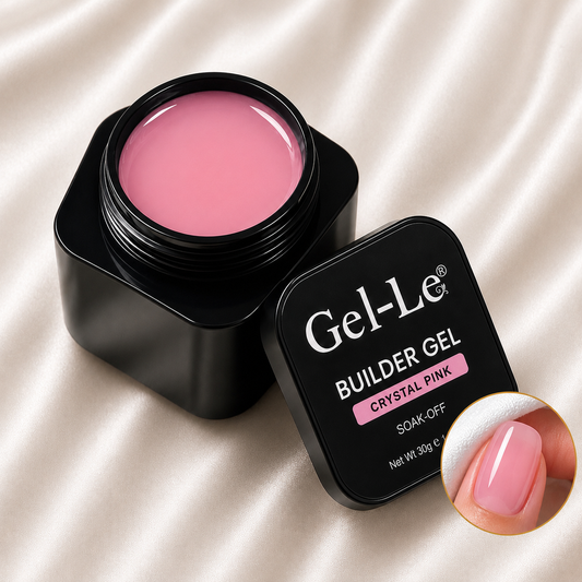 Gel-Le - Builder Gels - Crystal Pink BG02 (1oz)