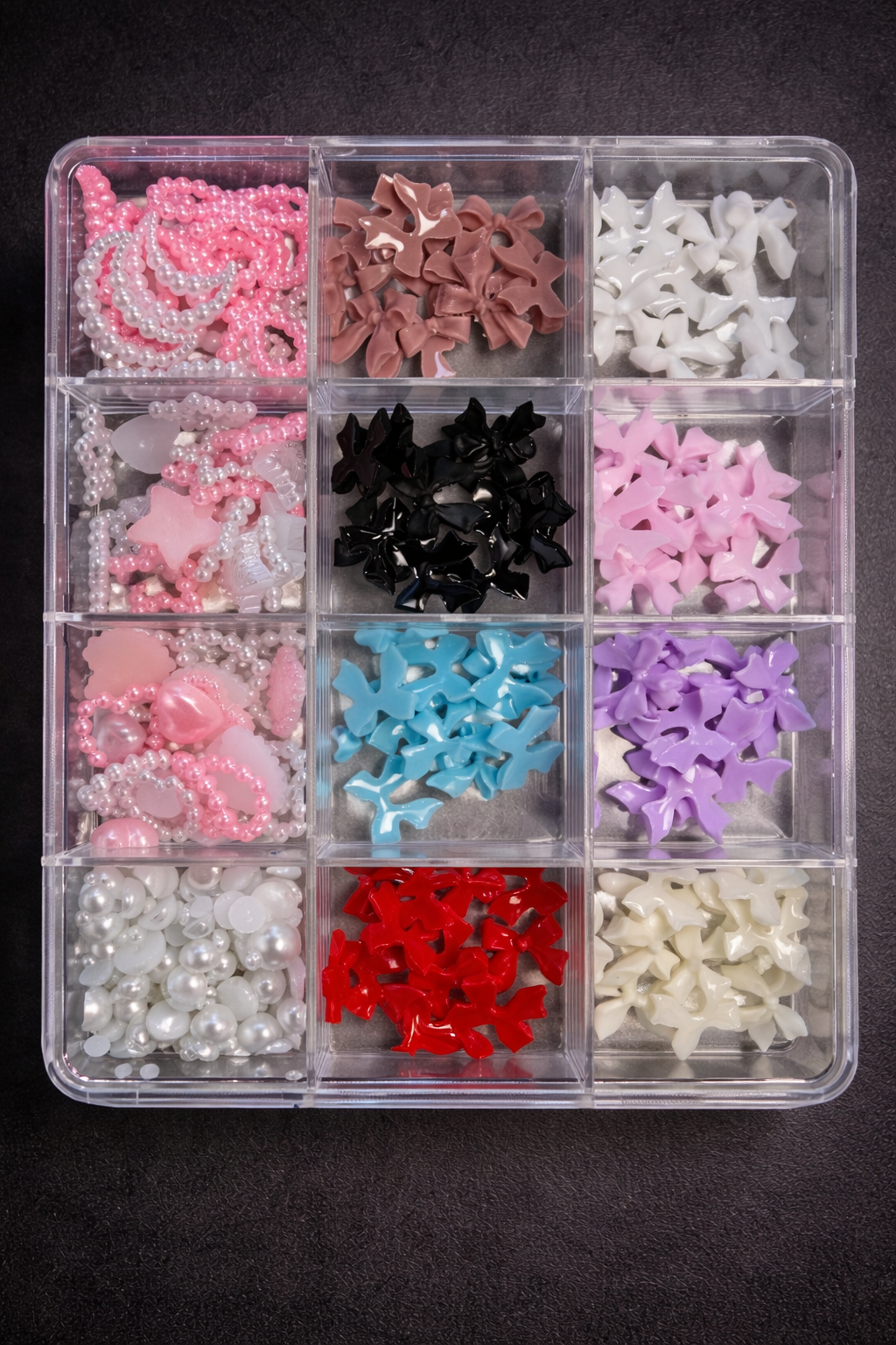Assorted Bow Charms - 3D Nail Art