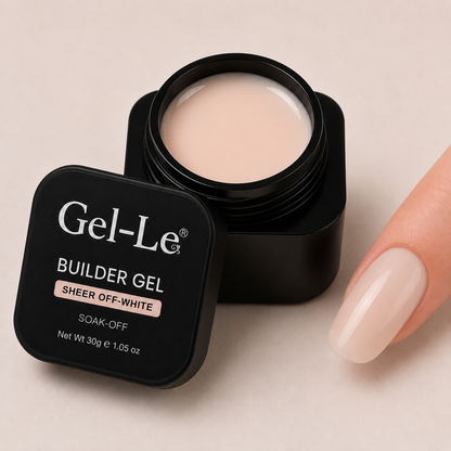 Gel-Le - Builder Gels - BG08 Sheer Off-White 1oz