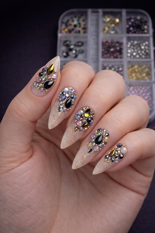 Queen - Rhinestones -Pearls - Confettis- #68