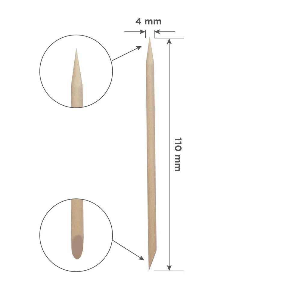 Staleks Pro - EXPERT Orange Wood Sticks 110mm 100pc