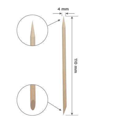 Staleks Pro - EXPERT Orange Wood Sticks 110mm 100pc