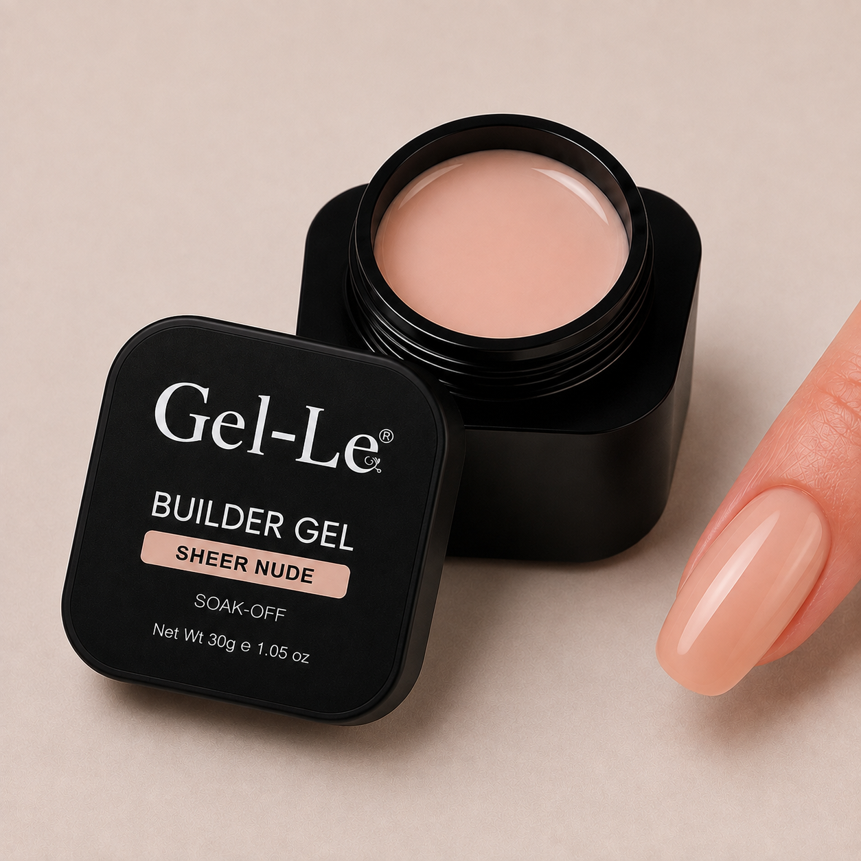 Gel-Le - Builder Gels - BG10 Sheer Nude 1oz