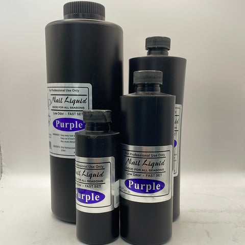 Vip - Purple Nail Liquid Monomer (No MMA) 016oz