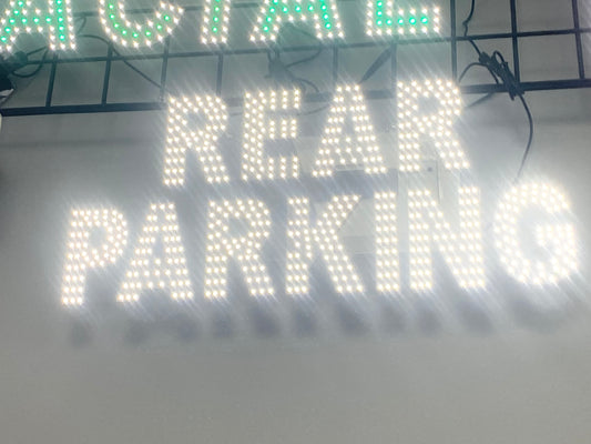 EPL - "Rear Parking" LED Hanging Sign