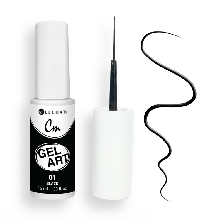 Lechat - CM Gel Art - 01 Black .3oz