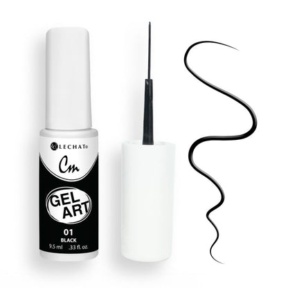 Lechat - CM Gel Art - 01 Black .3oz