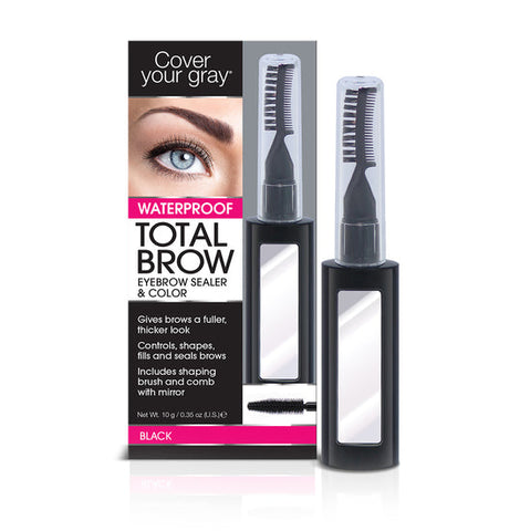 Cover Your Gray - Total Brow Eyebrow Sealer & Color - Black