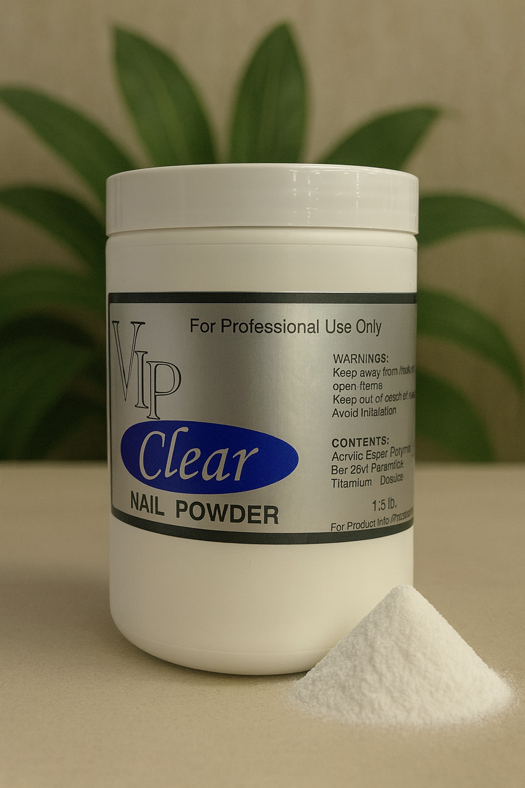 Vip Clear Acrylic Powder 24oz