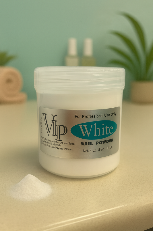 Vip White Acrylic Powder 08oz