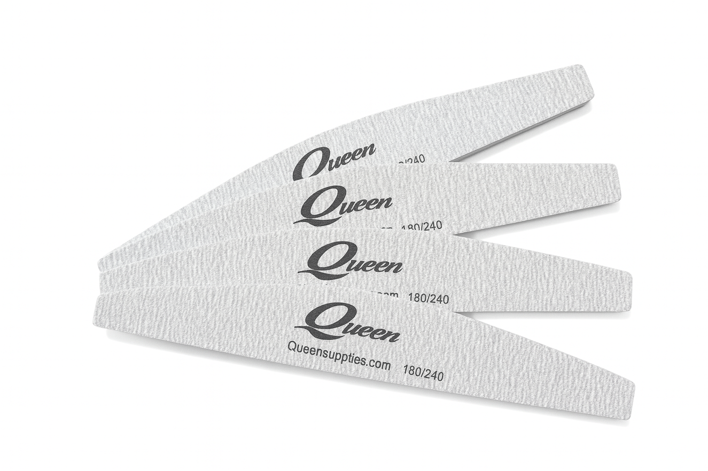 Queens - Zebra Files - Half-Moon - 180/240 Grit (1pc)