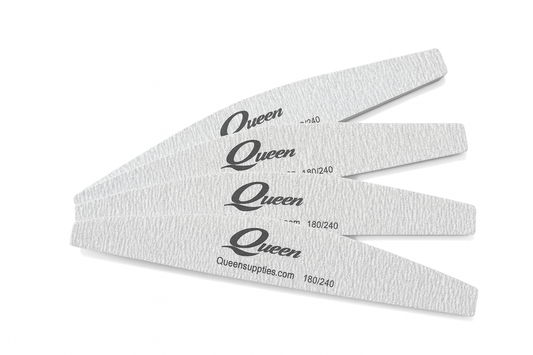 Queens - Zebra Files - Half-Moon - 180/240 Grit (1pc)