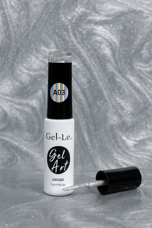 Gel-Le - A03 Silver  (Gel Art)
