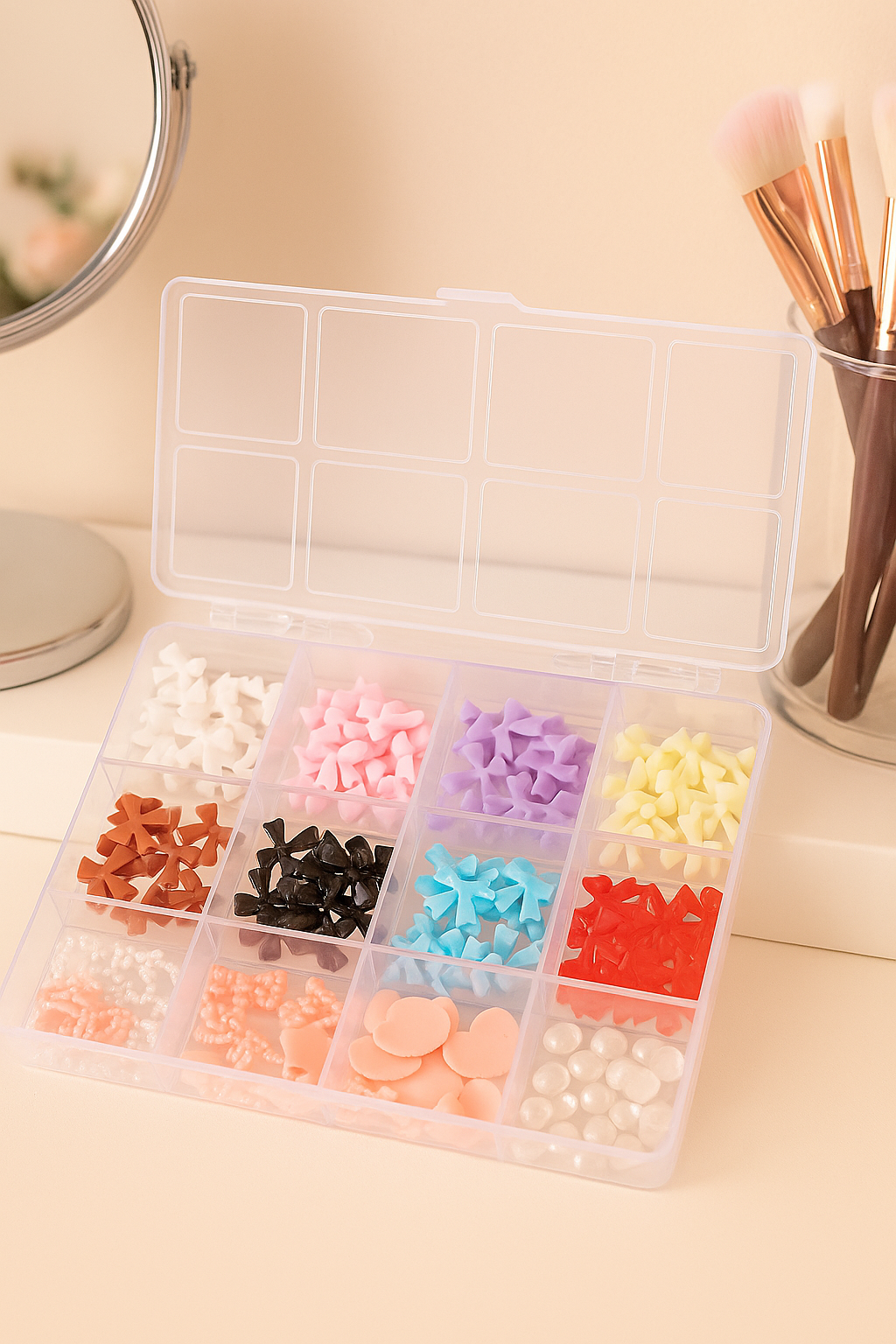 Assorted Bow Charms - 3D Nail Art