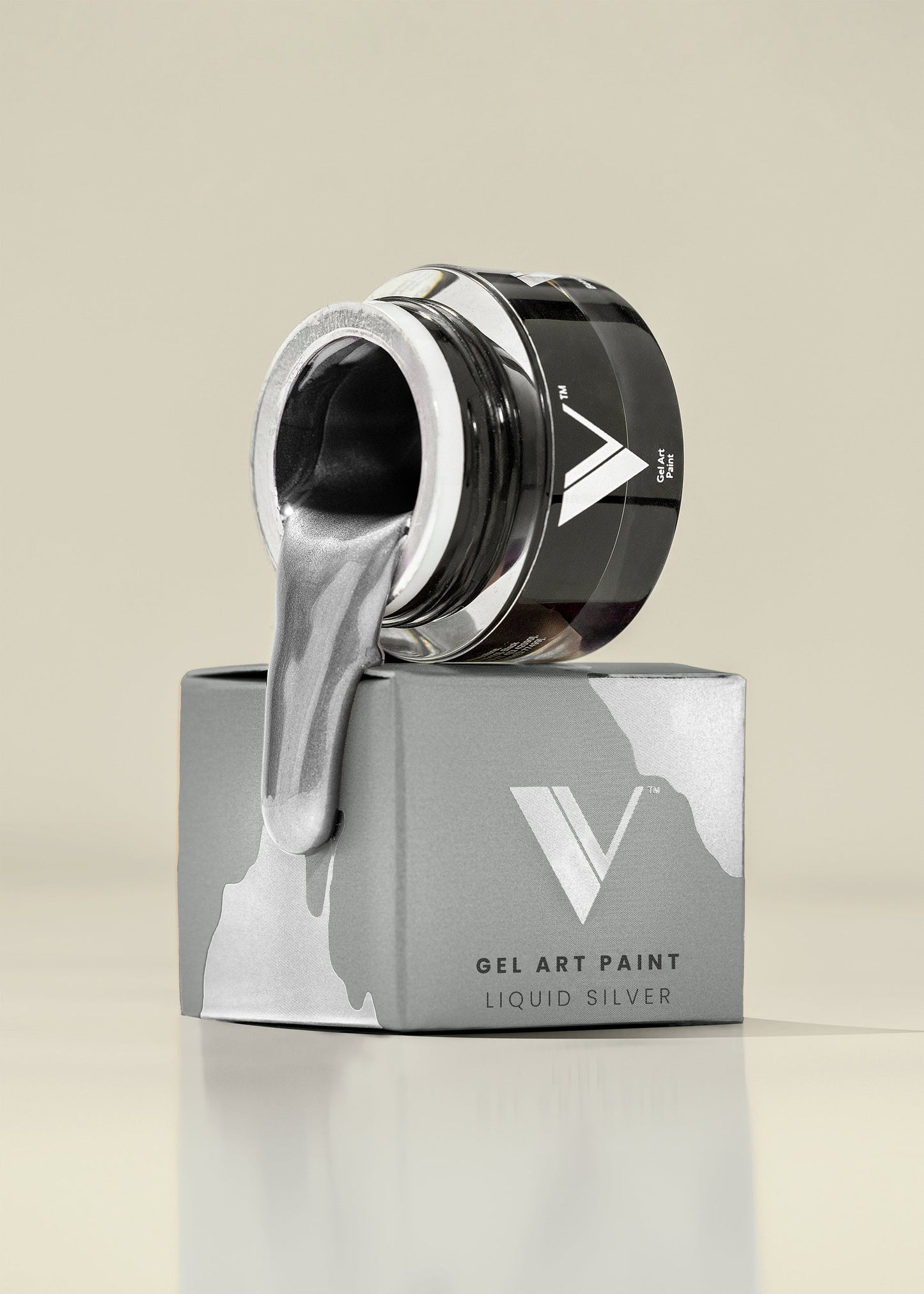 Valentino - Chrome Gel Pod - Liquid Silver