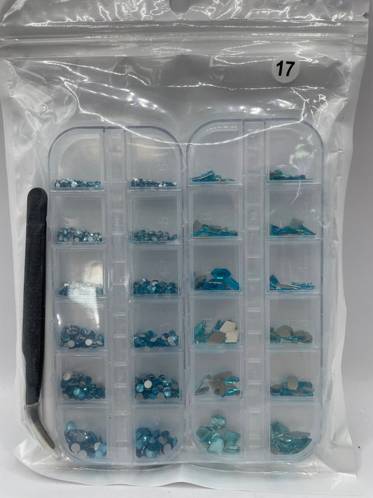 Queen - Rhinestone Duo Set - #17