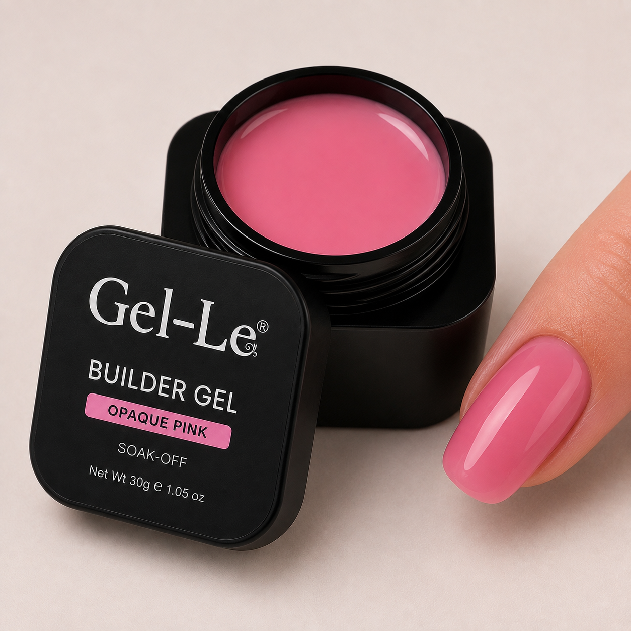 Gel-Le - Builder Gels - BG06 Opaque Pink 1oz